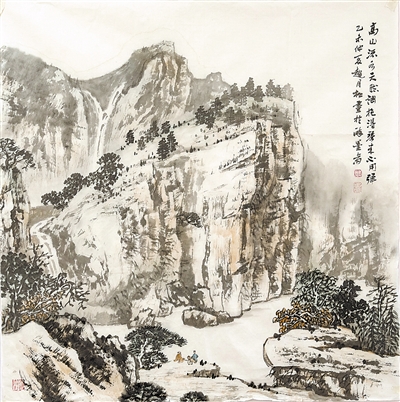 <p>　　高山流水图</p>