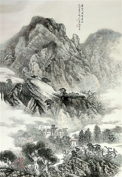 <p>　　春风又度贺兰山</p>