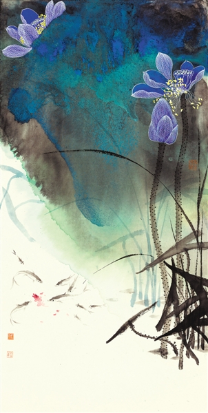 <p>　　花想容系列之七·瓶花</p>