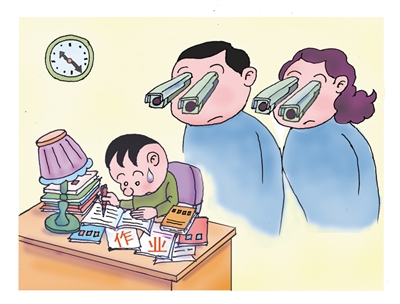 <p>　　爸妈的眼</p>