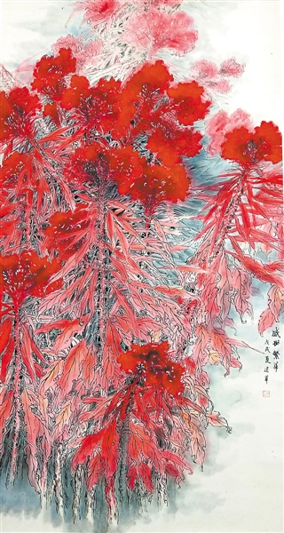 <p>　　盛世繁华　　　　　　　　　　　　　尹建华</p>