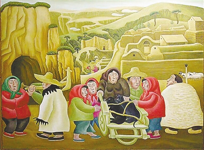 <p>　　风景一（油画）</p>