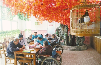 <p>　　舒适的环境，无微不至的关照，让老人安度晚年。</p>