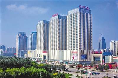 <p>　　万达商圈。</p>