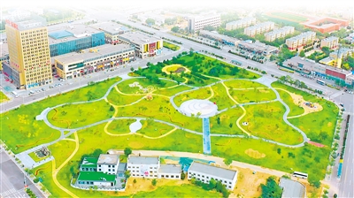 宜居宜业的宁东基地。（图片除署名外均由宁报集团黄河千里行采访小分队提供）