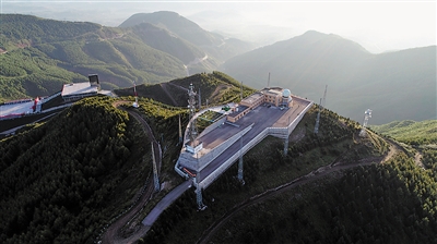 <p>　　固原市六盘山雷达站。　　　　　本报通讯员　祁超　雒璇　摄</p>